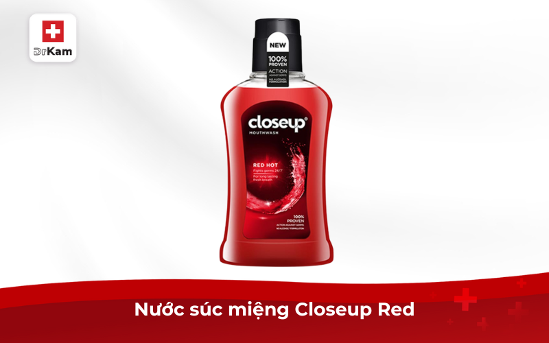 Nước súc miệng Closeup Red