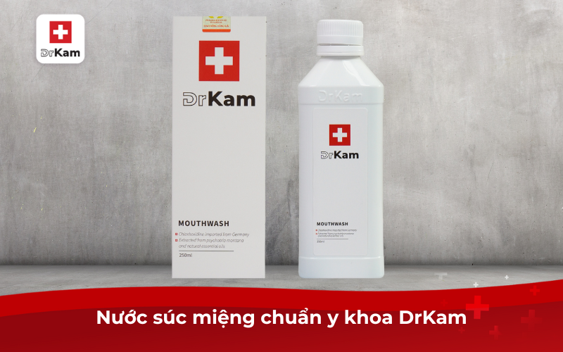 Top 10 nước súc miệng tốt nhất hiện nay 3 Nước súc miệng chuẩn y khoa DrKam