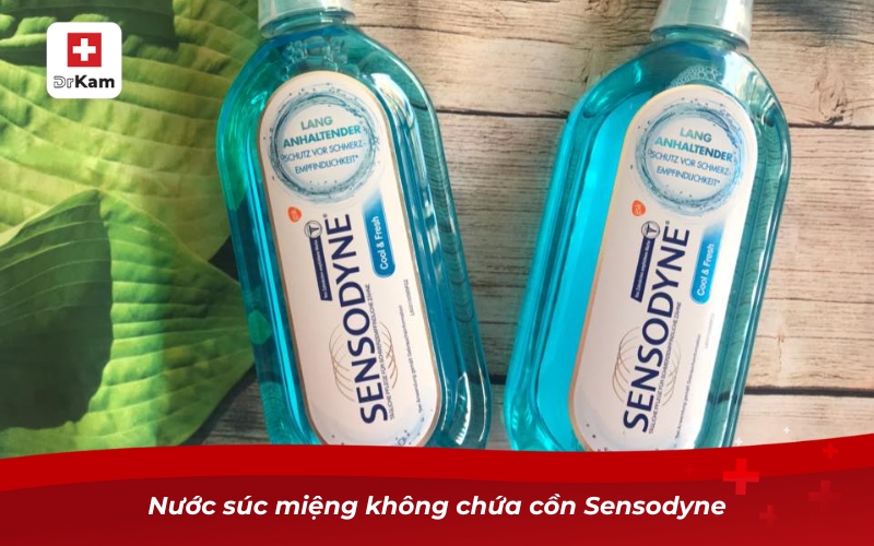 Top 10 nước súc miệng hỗ trợ trị nhiệt miệng tốt nhất 8 Nước súc miệng không chứa cồn Sensodyne