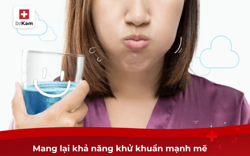 So sánh nước súc miệng y khoa với nước súc miệng thông thường 2 Nước súc miệng y khoa mang lại khả năng khử khuẩn mạnh mẽ