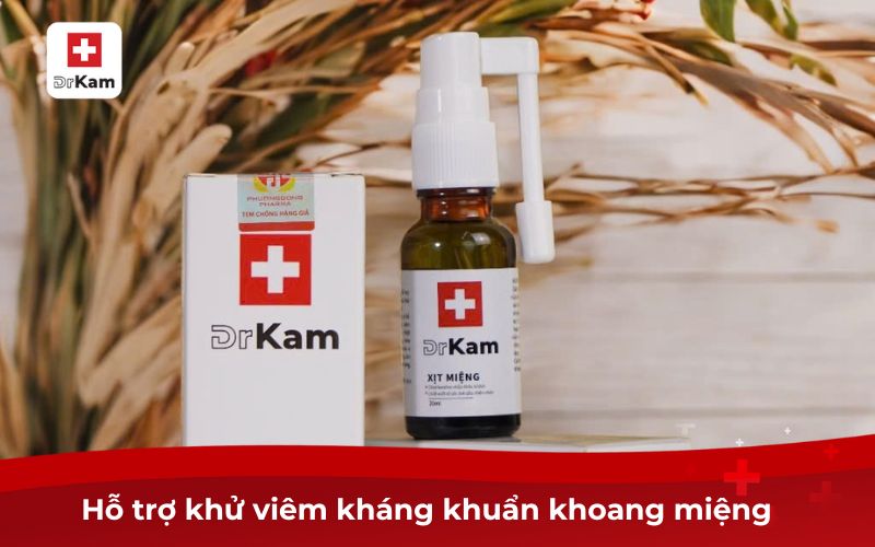Xịt miệng y khoa hỗ trợ khử viêm kháng khuẩn khoang miệng