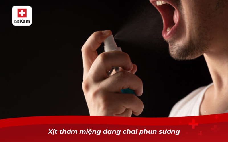 Top 05 loại xịt thơm miệng tốt nhất cho hơi thở thơm mát 2 Xịt thơm miệng dạng chai phun sương