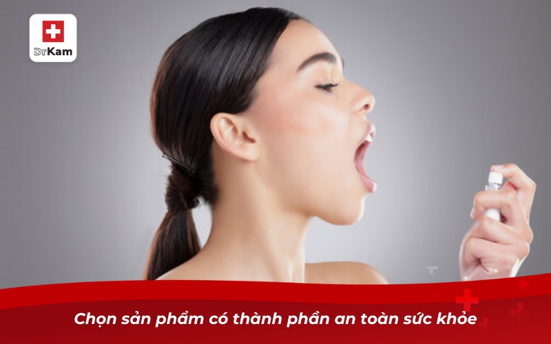 Top 05 loại xịt thơm miệng tốt nhất cho hơi thở thơm mát 3 Chọn sản phẩm có thành phần an toàn sức khỏe