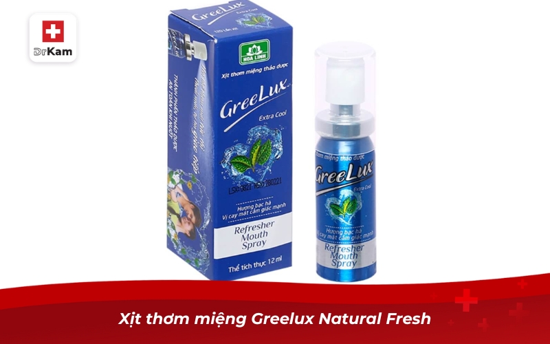 Top 05 loại xịt thơm miệng tốt nhất cho hơi thở thơm mát 5 Xịt thơm miệng Greelux Natural Fresh