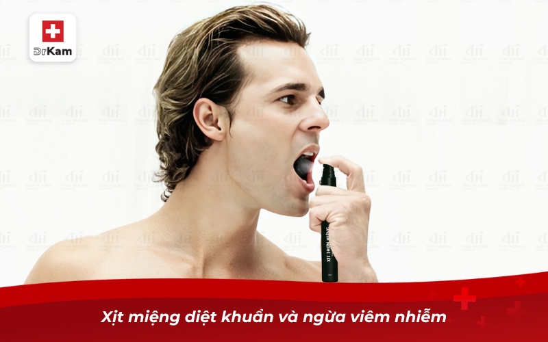 Xịt thơm miệng y khoa có tốt không? Lời khuyên từ chuyên gia 4 Xịt miệng diệt khuẩn và ngừa viêm nhiễm