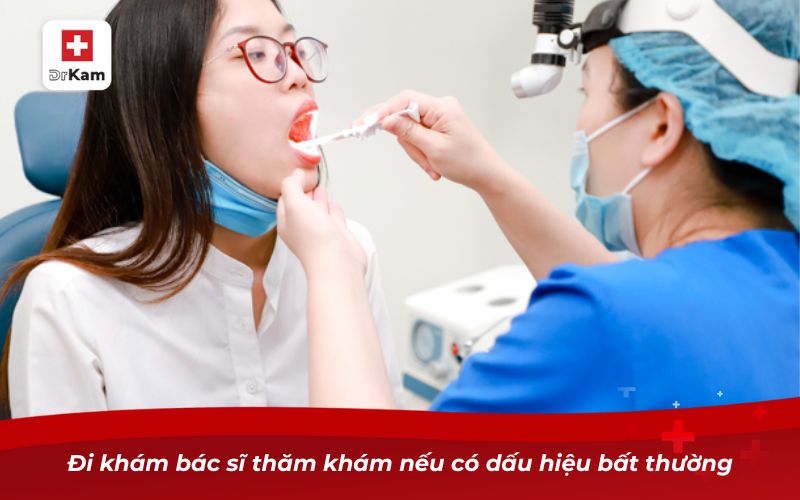 Hình ảnh viêm họng liên cầu khuẩn và những điều cần biết 5 Đi khám bác sĩ thăm khám nếu có dấu hiệu bất thường