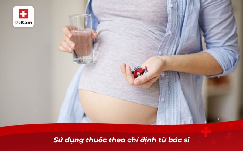 Sử dụng thuốc theo chỉ định từ bác sĩ
