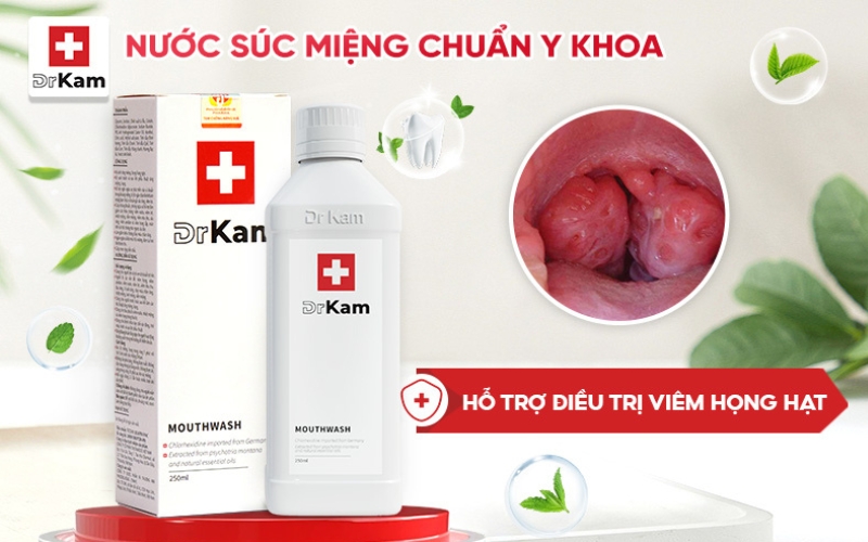 Sử dụng nước súc miệng chuẩn y khoa để làm sạch vi khuẩn