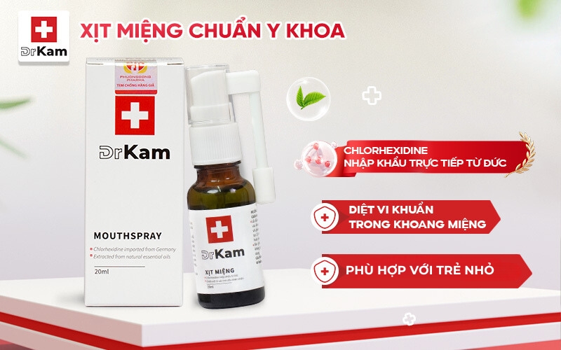 Xịt miệng chuẩn y khoa DrKam