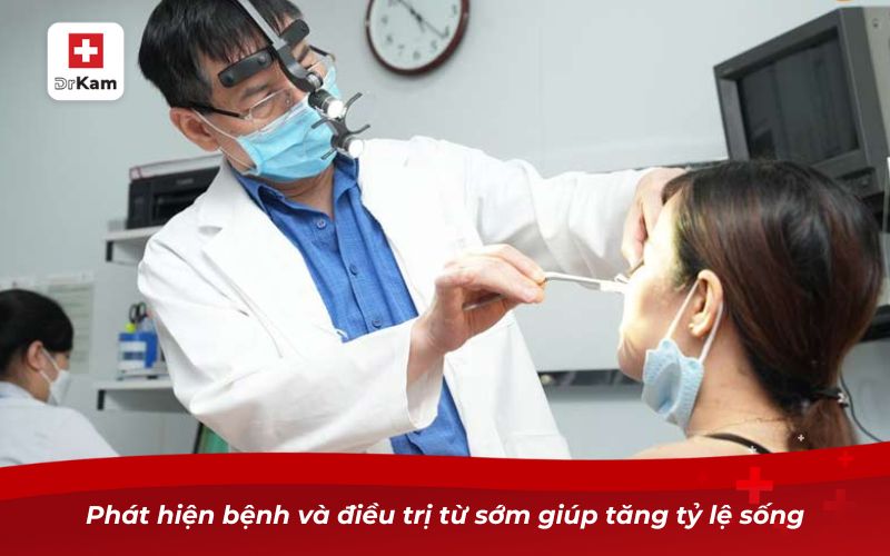 Phát hiện bệnh và điều trị từ sớm giúp tăng tỷ lệ sống