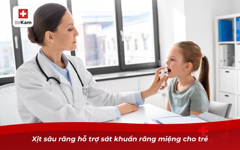 Xịt sâu răng hỗ trợ sát khuẩn răng miệng cho trẻ