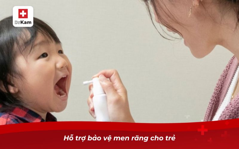 Hỗ trợ bảo vệ men răng cho trẻ