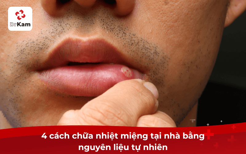 4 cách chữa nhiệt miệng tại nhà bằng nguyên liệu tự nhiên
