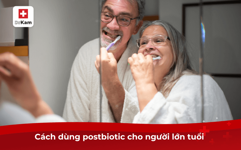 Cách dùng postbiotic cho người lớn tuổi