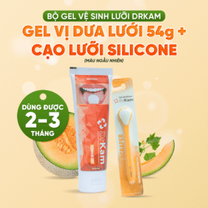 Bộ gel cạo lưỡi sinh học DrKam vị dưa lưới 54g 7 Artboard 1 04