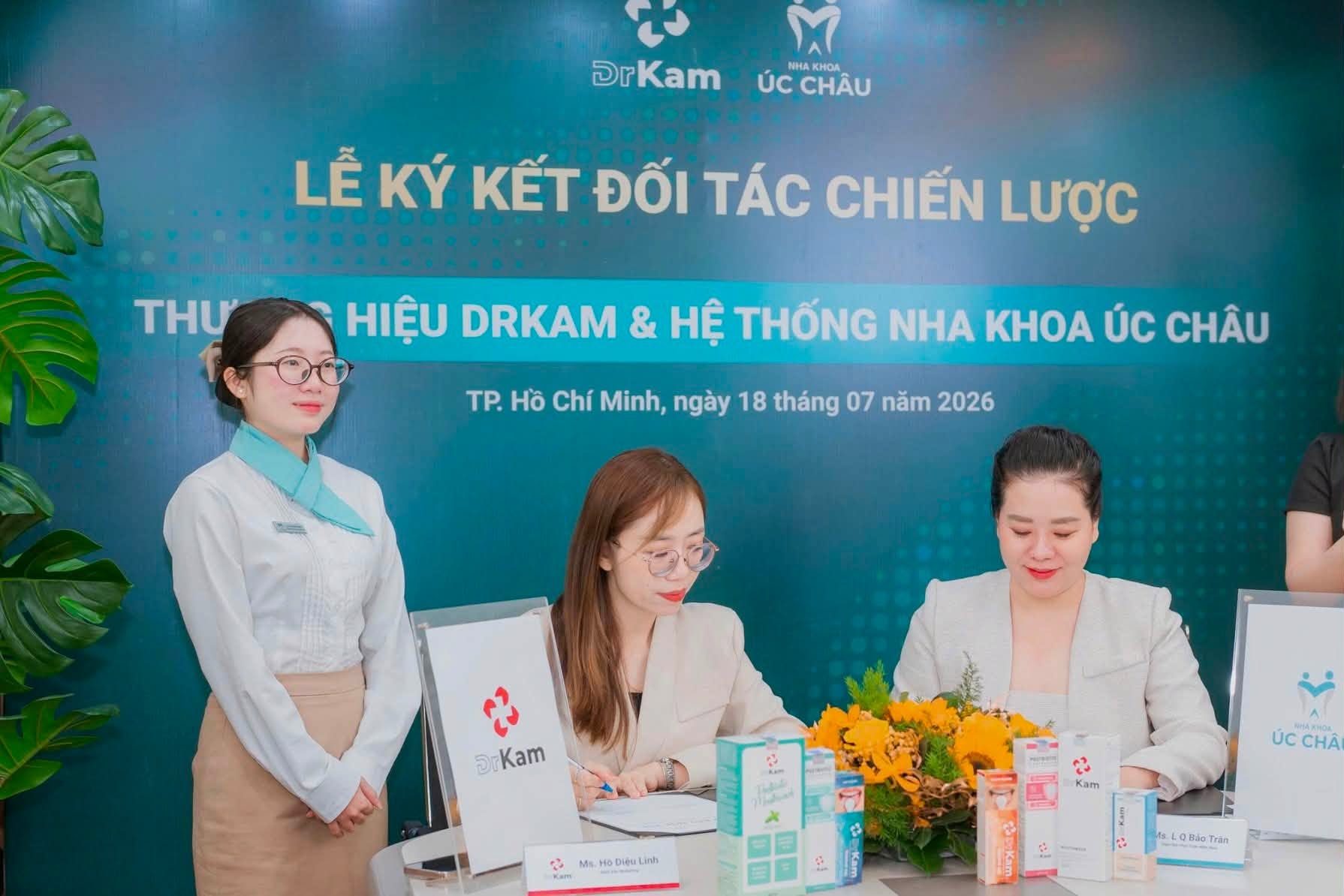 LỄ KÝ KẾT ĐỐI TÁC CHIẾN LƯỢC THƯƠNG HIỆU DRKAM × HỆ THỐNG NHA KHOA ÚC CHÂU 9 749269271 122228279480356484 1048324133582854986 n