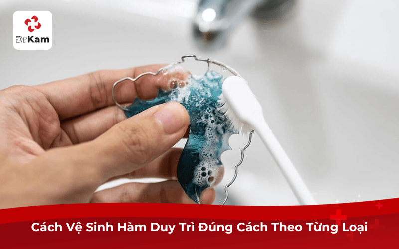 Cách Vệ Sinh Hàm Duy Trì Đúng Cách Theo Từng Loại