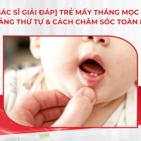 [Bác sĩ giải đáp] Trẻ mấy tháng mọc răng? Bảng thứ tự & cách chăm sóc toàn diện