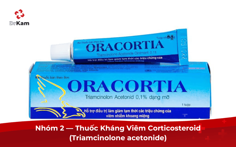 Nhóm 2 — Thuốc Kháng Viêm Corticosteroid (Triamcinolone acetonide)